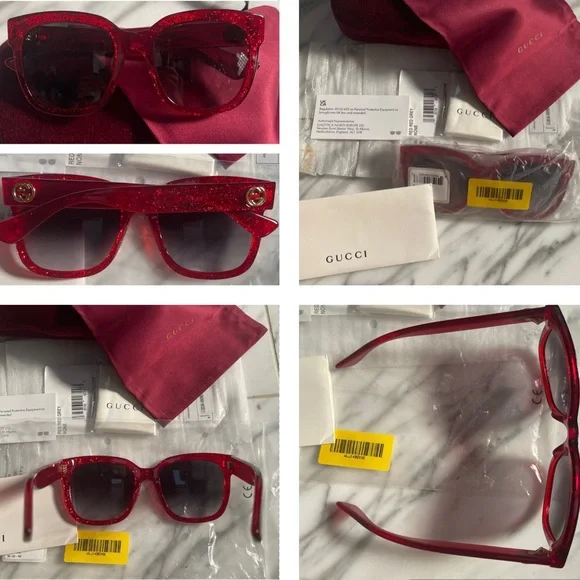 GUCCI RED GLITTER FROM THE WELLINGTON COLLECTION, JUST ENOUGH BLING ❣️ Gucci Dionysus Medium sequined shoulder bag Gucci main image 4